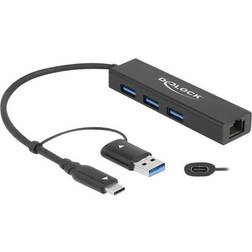 DeLock 3-Port USB 3.2 Gen 1 External Hub (64149)