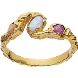 Maanesten Baila Ring - Gold/Tourmaline/Moonstone