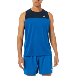 Asics Race Singlet Men - French Blue/Lake Drive