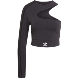 Adidas Women's Originals Cropped Long-Sleeve Top - Carbon