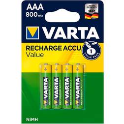 Varta Rechargeable Accu AAA LR03 800mAh 4-pack