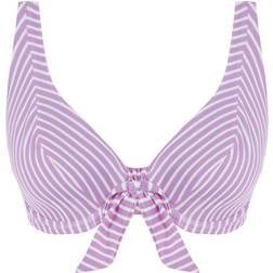 Freya Beach Hut High Apex Bikini Top - Cassis