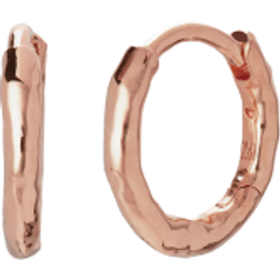 Monica Vinader Siren Muse Mini Huggie Earrings - Rose Gold