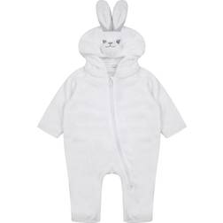 Larkwood Babies Rabbit Design All In One - White