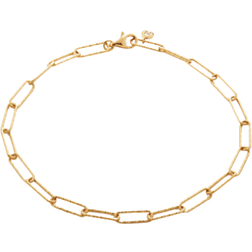 Monica Vinader Alta Textured Chain Bracelet - Gold