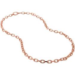 Monica Vinader Alta Capture Mini Link Necklace - Rose Gold