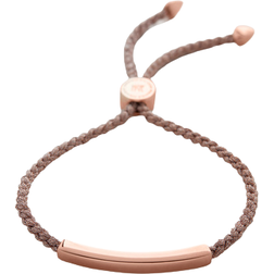 Linear Friendship Bracelet - Rose Gold/Rose Gold Metallica