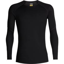 Icebreaker BodyfitZone Merino 150 Zone Long Sleeve Crewe Thermal Top Men - Black