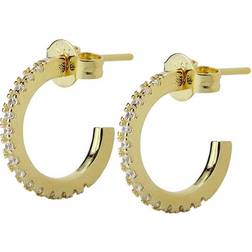 Everneed Nadine Earrings - Gold/Transparent