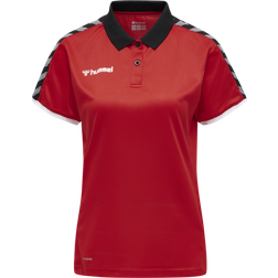 Hummel Authentic Functional Jersey Polo Shirt Women - True Red