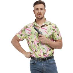 Smiffys 80s Graphic Print Shirt