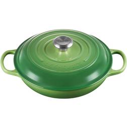 Le Creuset Bamboo Green Signature Cast Iron Round med lock 3.5 L 30 cm