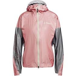 Adidas Terrex Agravic Three-layer Pro Rain Jacket Women - Altered Amber/Black