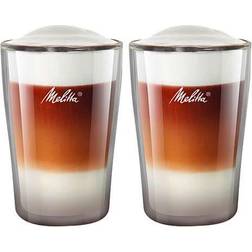 Melitta Macchiato Milchkaffee-Glas 30cl 2Stk.