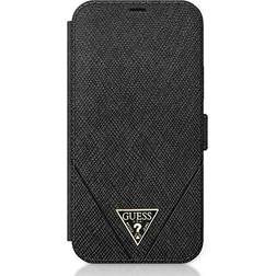 Guess Saffiano V Stitch Wallet Case for iPhone 12 mini