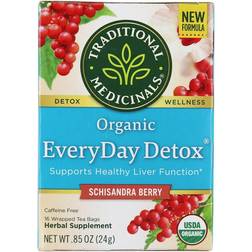 Traditional Medicinals Organic EveryDay Detox Schisandra Berry Tea 0.847oz 16