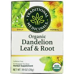 Traditional Medicinals Organic Dandelion Leaf & Root Tea 0.988oz 16