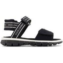 Dolce & Gabbana Logo Sandals - Black