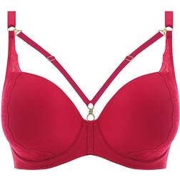 Freya Temptress Moulded Plunge Bra - Cherry