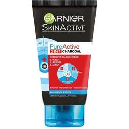 Garnier Pure Active 3 in 1 Activated Charcoal Facial Cleansing Gel 150ml