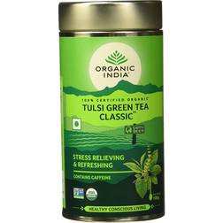 Organic India Tulsi Green Tea Classic Tin 3.527oz