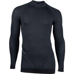 UYN Fusyon Merino UW Long Sleeve Shirt Men - Black/Anthracite