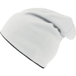 Atlantis Extreme Reversible Jersey Slouch Beanie - White/Black