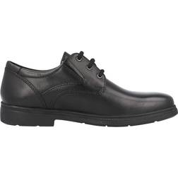 Geox Boys Federico Leather School - Black