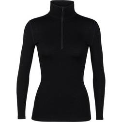 Icebreaker Merino 260 Tech Long Sleeve Half Zip Thermal Top Women - Black