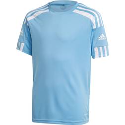 Adidas Squadra 21 Short Sleeve Jersey Kids - Team Light Blue/White