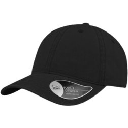 Atlantis Groovy Canvas 6 Panel Cap - Black