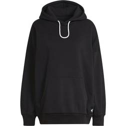 Adidas Women's Sportswear Studio Lounge Fleece Hoodie - Black