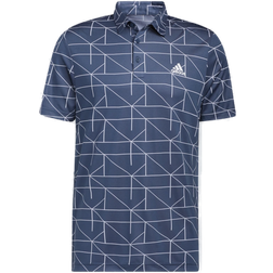 Adidas Jacquard Polo Shirt Men's - Crew Navy/White