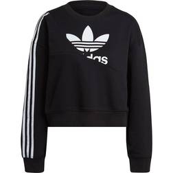 Adidas Women's Originals Adicolor Split Trefoil Sweatshirt - Black