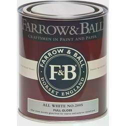 Farrow & Ball No.2005 Metallfarbe, Holzfarbe All White 0.75L