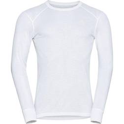 Odlo Active Warm Eco Long Sleeve Base Layer Top Men - White