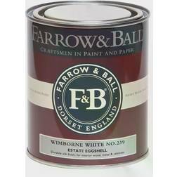 Farrow & Ball Estate No.239 Metal Paint, Wood Paint White 0.198gal