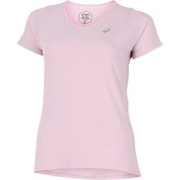 Asics V-Neck SS Top Women - Barely Rose