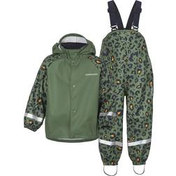 Didriksons Slaskeman Kid's Printed Set - Camo Green (504123-858)