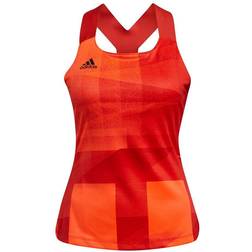 Adidas Tennis Primeblue Tokyo Heat.Rdy Y-Tank Top Women - App Solar Red/Black