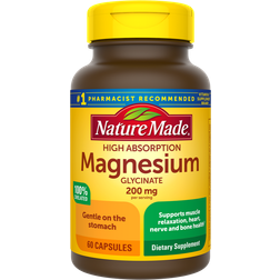 Nature Made High Absorption Magnesium Glycinate 200mg 60