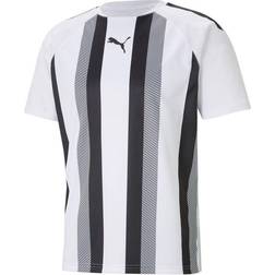 Puma TeamLIGA Striped Football Jersey Men - White/Black