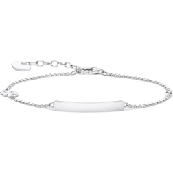 Thomas Sabo Classic with Coverleaf Bracelet - Silver/Transparent