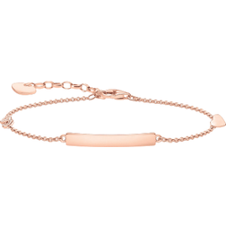 Thomas Sabo Classic with Heart and Infinity Bracelet - Rose Gold/Transparent