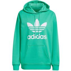 Adidas Women Originals Adicolor Trefoil Hoodie - Hi-Res Green