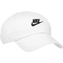 Nike Sportswear Heritage86 Futura Washed Cap - White/Black