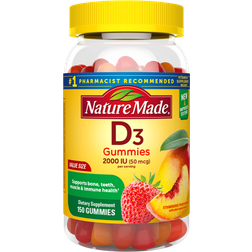 Nature Made Vitamin D3 Gummies 2000iu 150