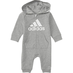 Adidas Infant Badge of Sport 3-Stripes Coverall - Medium Grey Heather (AM1038-075)