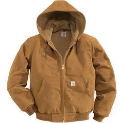 Carhartt Firm Duck Insulated Flannel Lined Active Jacket - Brown