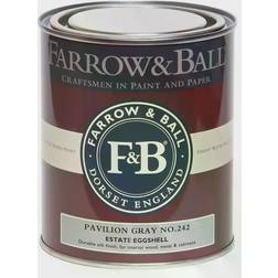 Farrow & Ball Estate No.242 Metallfarbe, Holzfarbe Pavilion Grey 0.75L